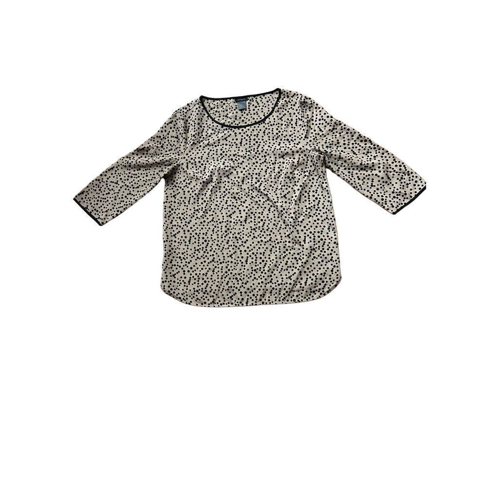 Ann Taylor Polka Dot Blouse